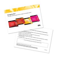 Energy Go Stix Marketing Cards